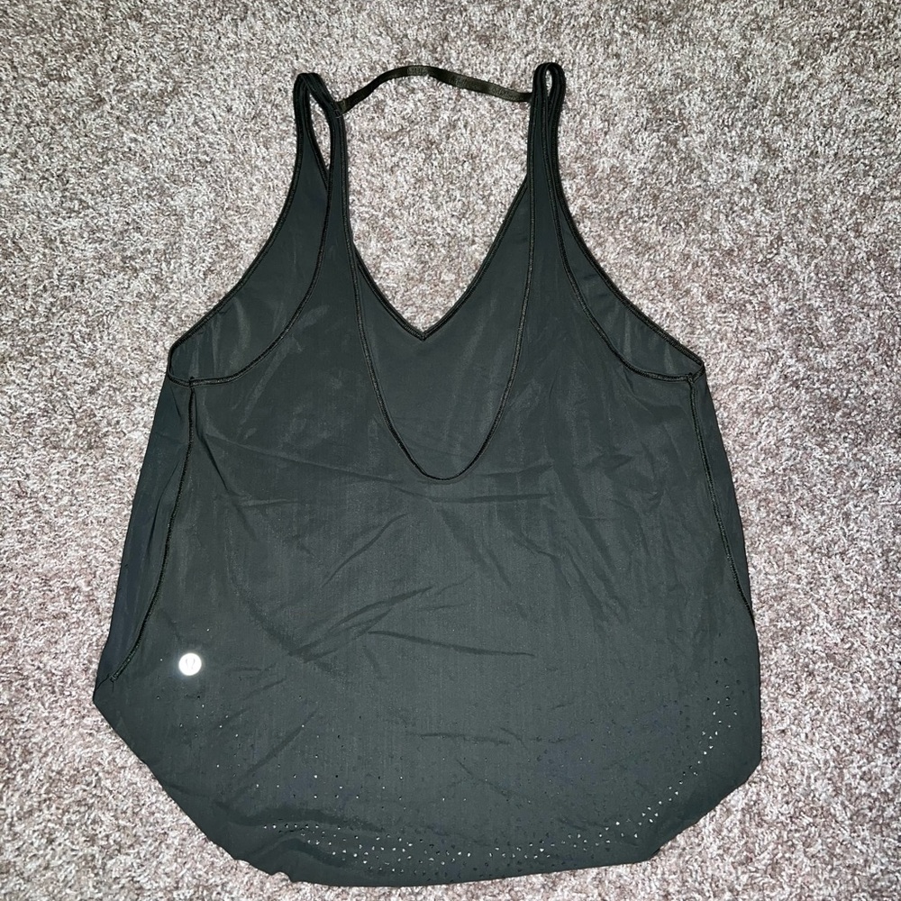 Lululemon Set Free Run Tank Camo Green 4 - image 5